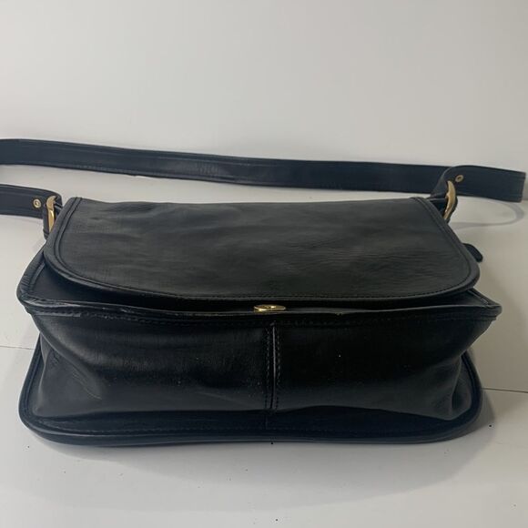 Coach Patricia’s Legacy black leather satchel bag - Picture 9 of 10